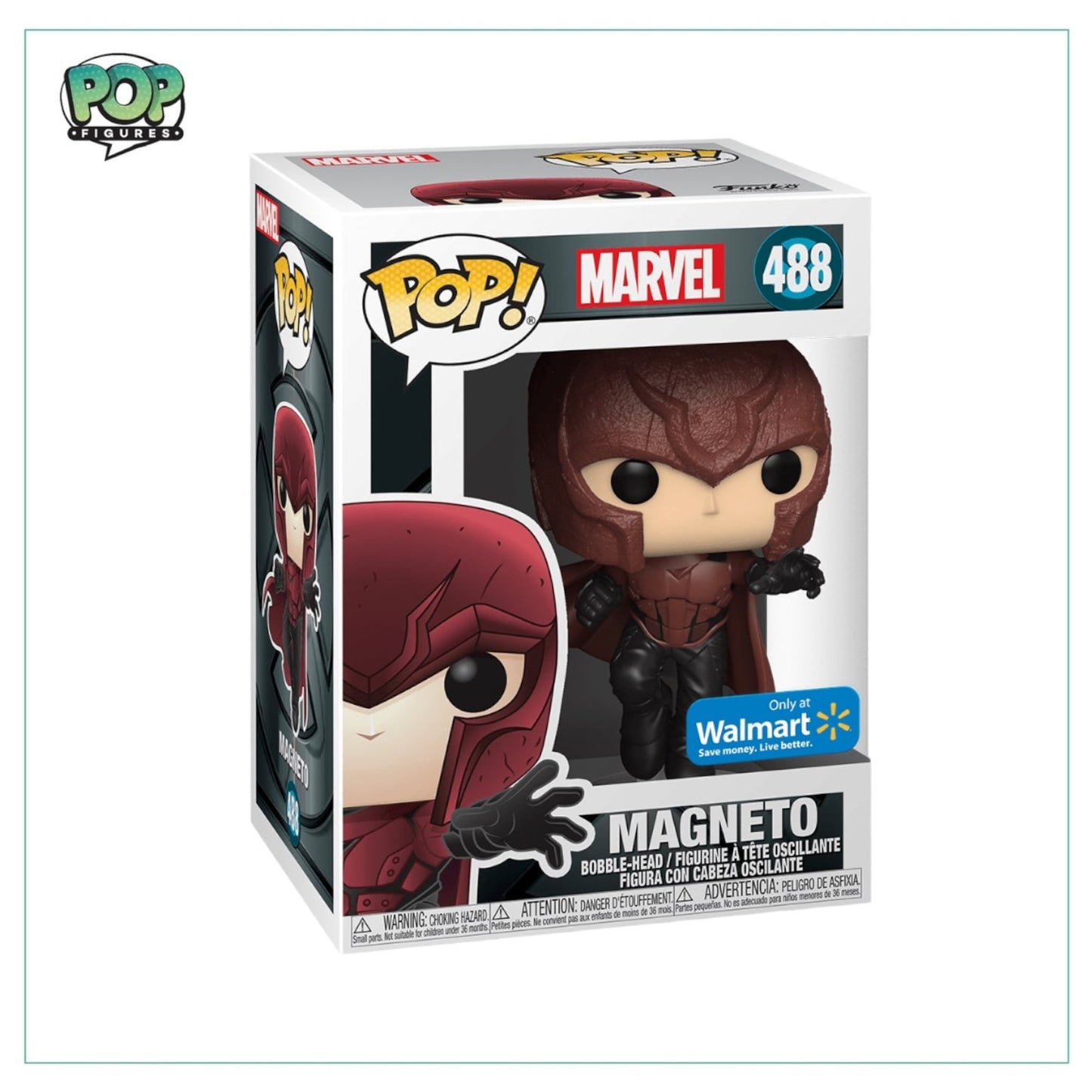 Magneto #488 Funko Pop! - Marvel - Walmart Exclusive - Angry Cat