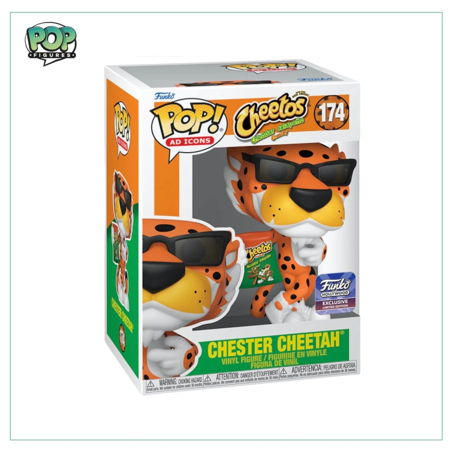 Chester Cheetah #174 Funko Pop - Cheetos - Funko Hollywood Exclusive - Angry Cat