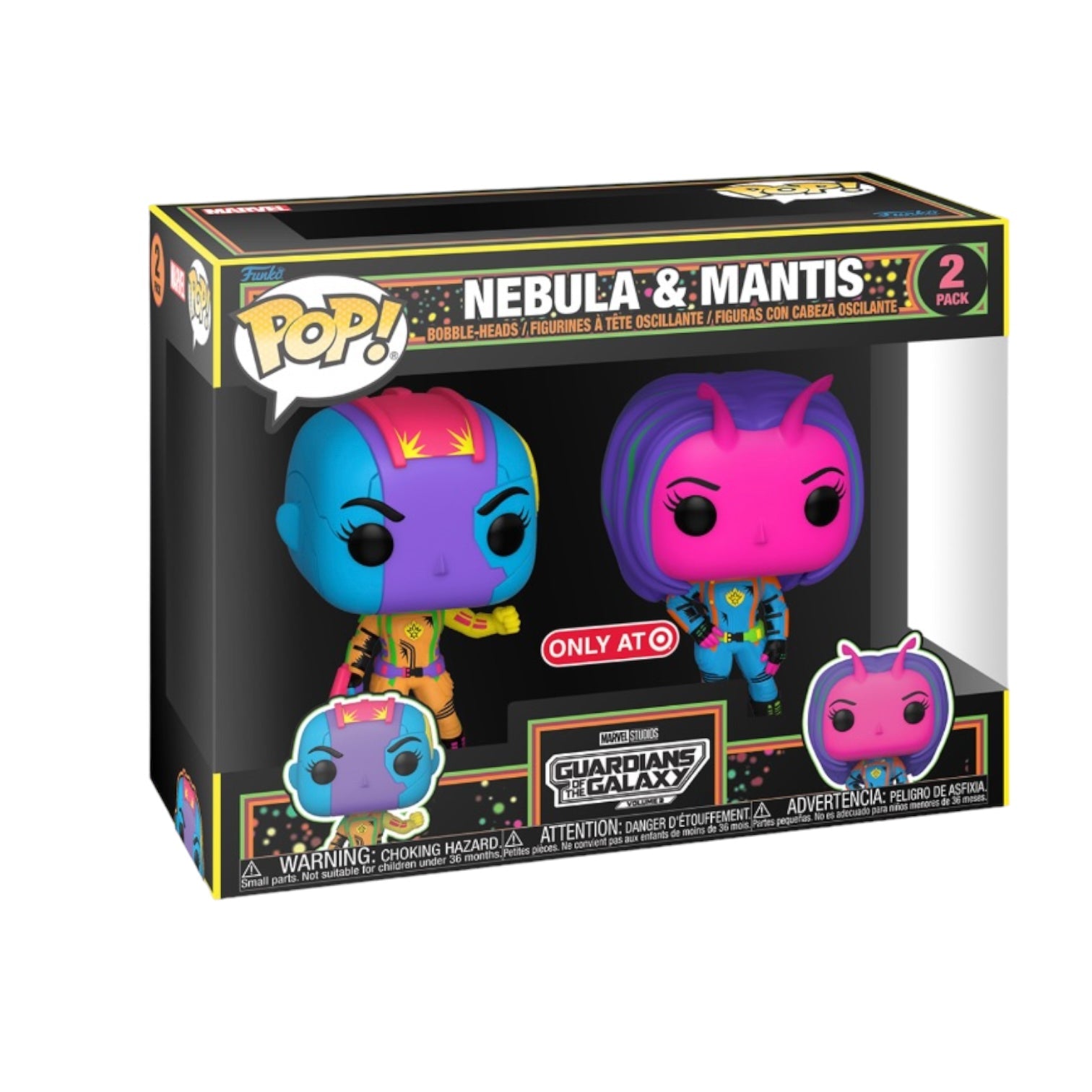 Nebula & Mantis 2 Pack Funko Pop! - Guardians of the Galaxy Vol 3 - Target Exclusive - Angry Cat