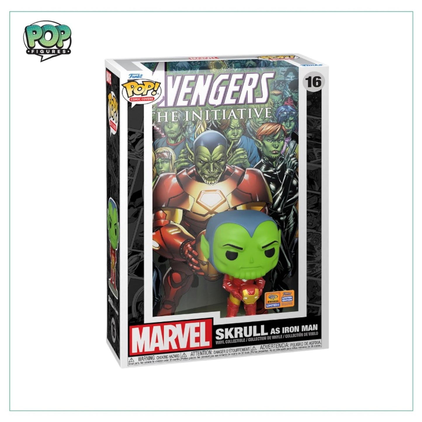 Skrull as Iron Man #16 Cover Funko Pop! - Avengers The Initiative - 2023 Official Wondrous Convention - Angry Cat