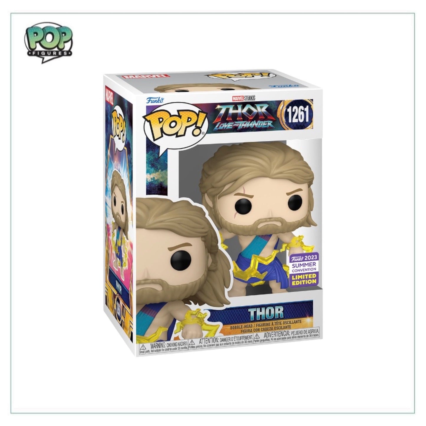 Thor #1261 Funko Pop! - Thor Love and Thunder - SDCC 2023 Shared Exclusive - Angry Cat