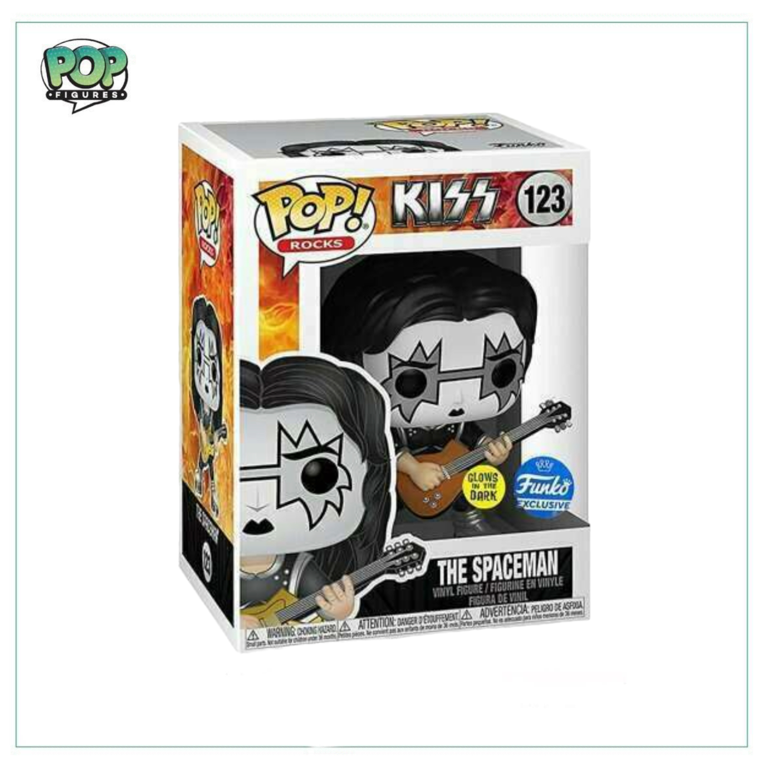 The Spaceman (Glows In The Dark) #123 Funko Pop! Kiss - Funko Exclusive - Angry Cat