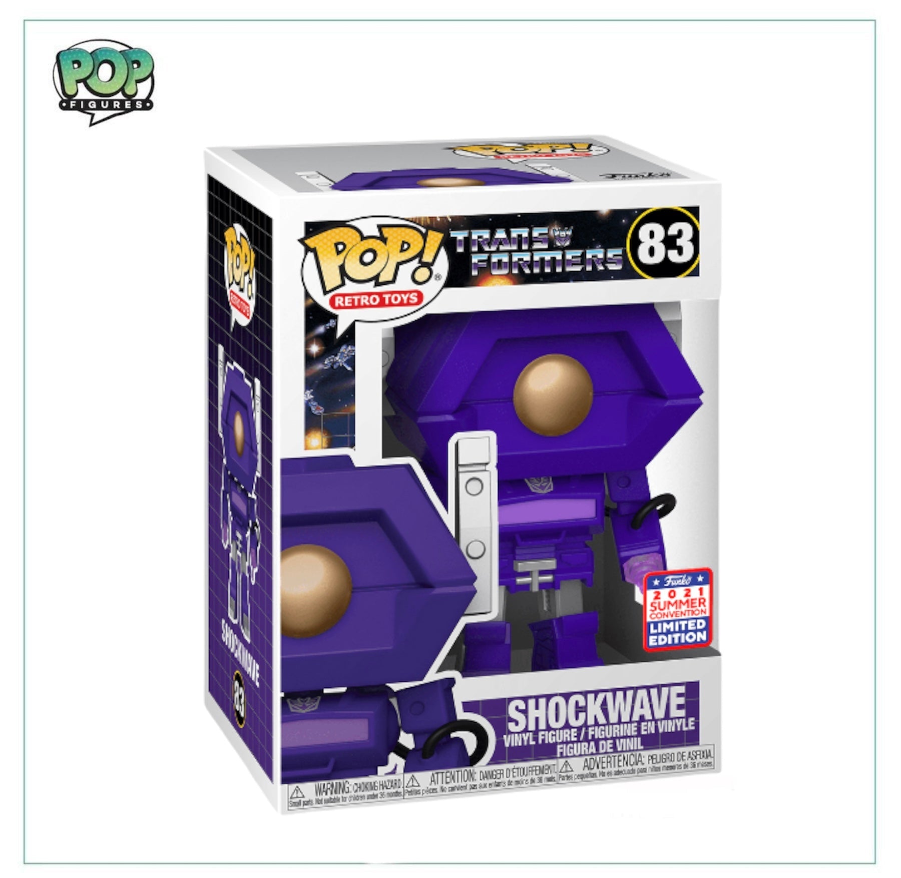 Shockwave #83 Funko Pop! Retro Toys - 2021 SDCC Limited Edition - Angry Cat
