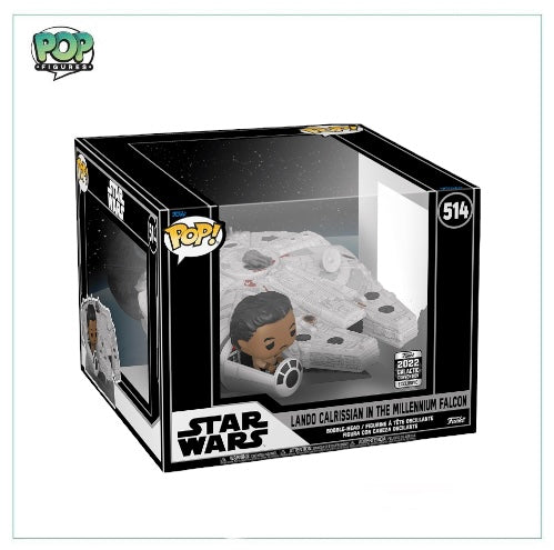 Lando Calrissian In The Millennium Falcon #514 Deluxe Funko Pop! Star Wars - 2022 Galactic Convention Exclusive - Angry Cat