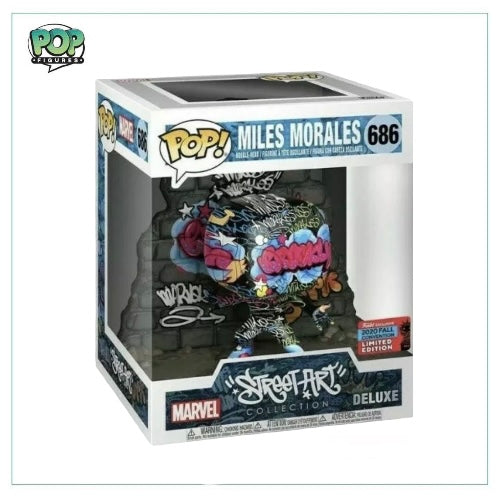 Miles Morales #686 Deluxe Funko Pop! - Street Art Collection - 2020 NYCC Limited Edition - Angry Cat