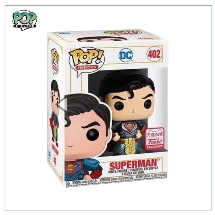 Superman #402 (Metallic) Funko Pop! - DC Imperial Palace - 618 Shopping Festival  Exclusive - Angry Cat