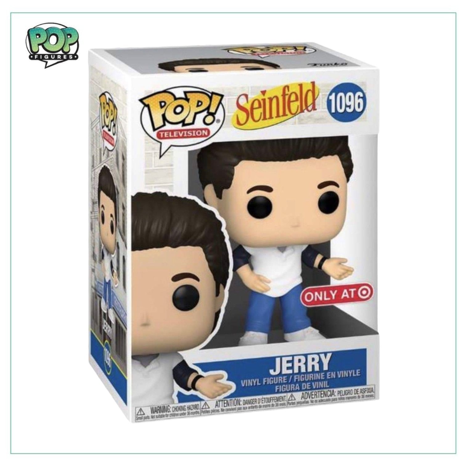 Jerry #1096 Funko Pop! Seinfeld - Target Exclusive - Angry Cat