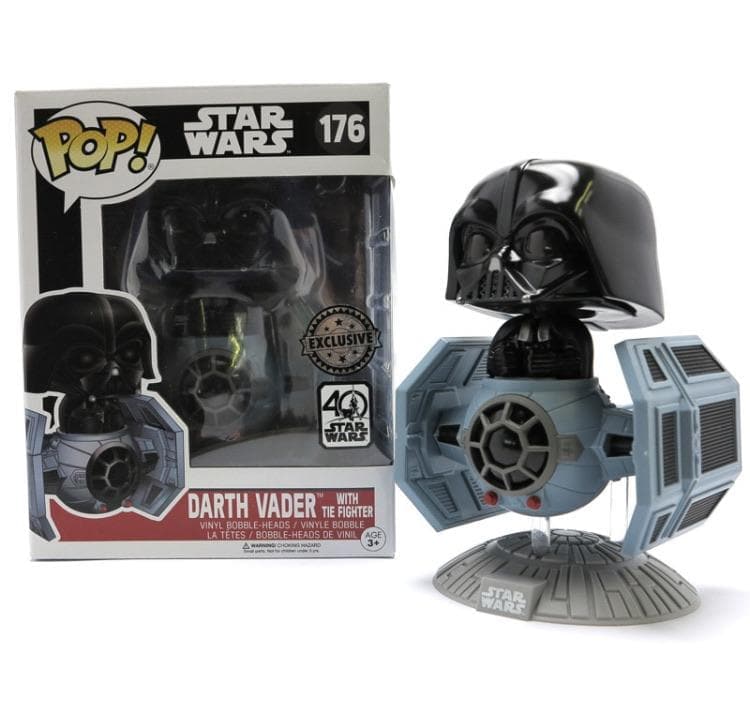 Darth Vader with Tie Fighter #176 Funko Pop! Star Wars Exclusive - Angry Cat